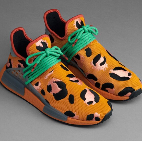 PHARRELL X ADIDAS NMD HU “ANIMAL PRINT” (Size 11M) (NWT) - Picture 1 of 10